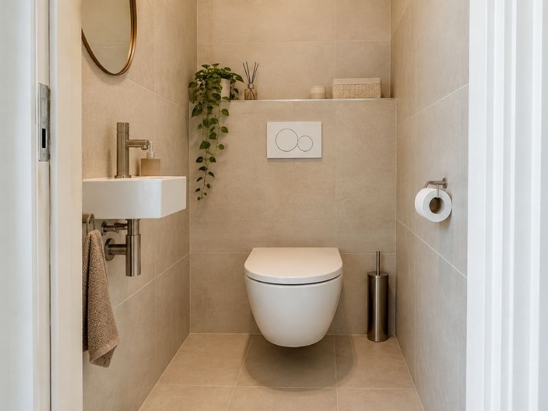 Tegelwerk Toilet